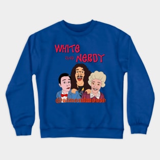 "White and nerdy" red Crewneck Sweatshirt